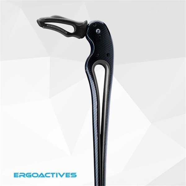 Ergoactives Ergoactives A014B Tucane - Third Hip Support Cane; Black - Small - 4 ft. 8 in. - 5 ft. 2 in. A014B